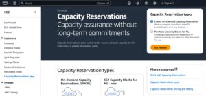Amazon EC2 推出預約未來容量的隨需保留功能