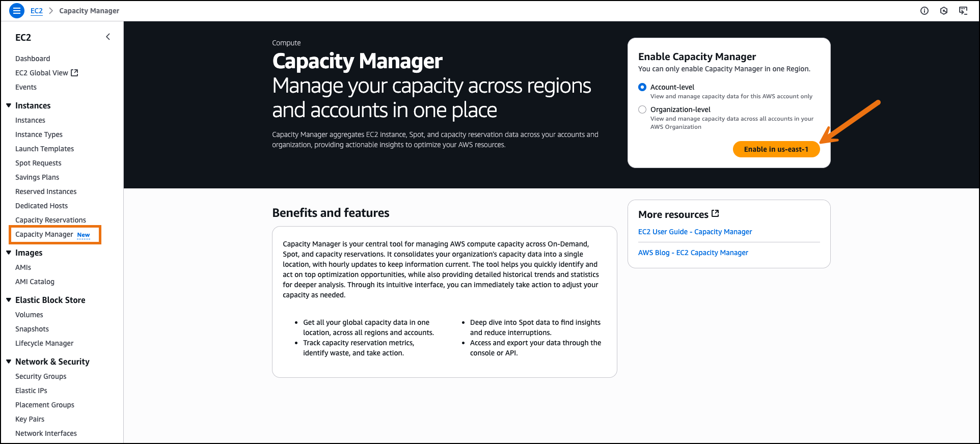 EC2 Capacity Manager